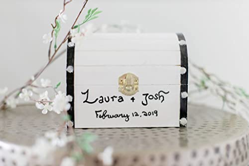 Woodpeckers 6 inch Pirate Treasure Chest, Pack of 12 Craft Treasure Chest for Classroom, Unfinished Wood Boxes for Crafts & Party Woodpeckers