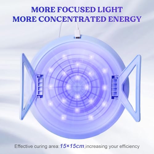 LET'S RESIN UV Light Pro,Large Size Longer 2,3,5M Time Setting Round UV Lamp for Resin Curing,Portable & Foldable Resin Supplies for UV Resin, Resin LET'S RESIN