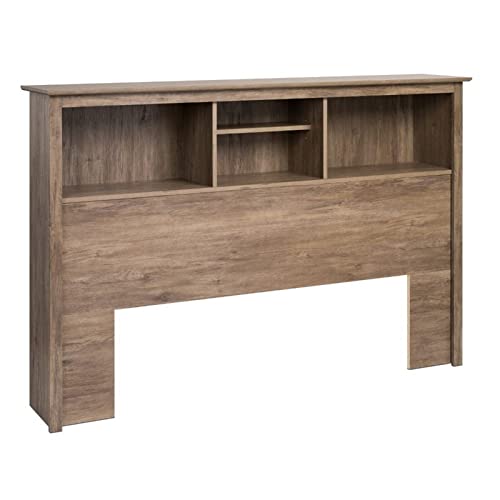 Atlin Designs Transitional Wood Double or Queen Headboard in Gray Atlin Designs