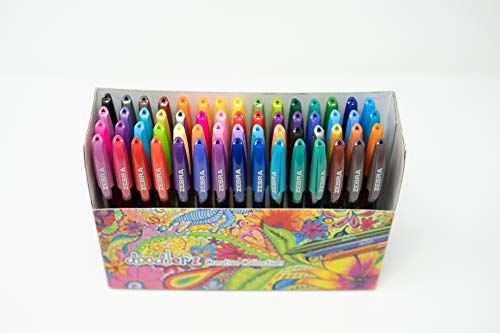 Zebra Pen Doodler'z Gel Stick Pen 1.0mm Assorted 60Pk (41960) Zebra Pen