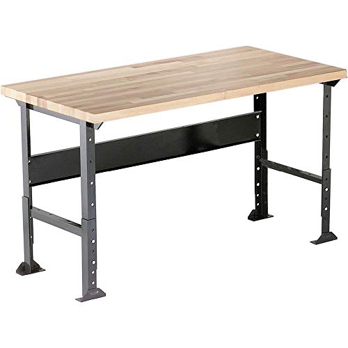 Shop Fox D2659 28-Inch Deep Work Bench Leg, Gray,black Shop Fox