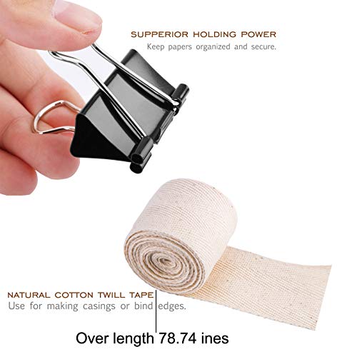 VENCINK Bookbinding Kits, Bookbinding Supplies Hand Book Binding Starter Tools Set with Genuine Bone Folders, Paper Awl, Large-Eye Needles, Waxed VENCINK