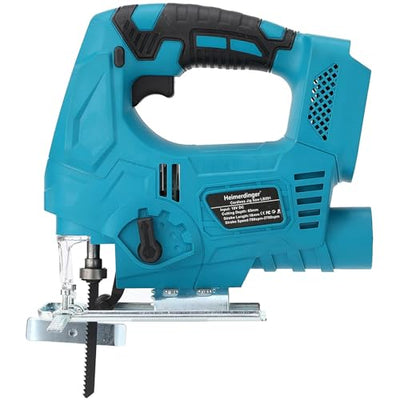 Cordless Jig Saw for Makita 18V Battery(Not Included), Variable Speed Electric JigSaws with Wood Cutter Blades and LED Light,Scale Ruler