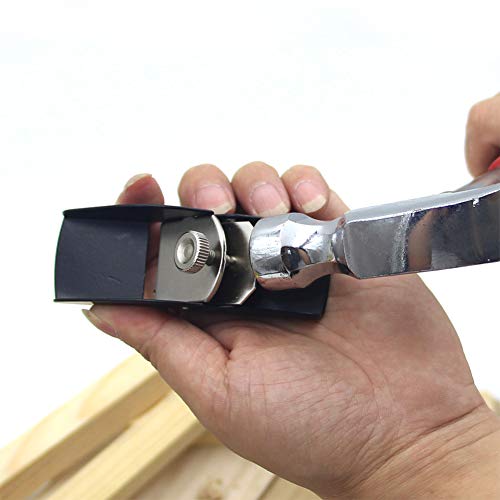 Mini Trimming Planer, Hand Planer, DIY Model Making Tool Woodworking Pocket Plane Hand Adjustable for Woodworking/Trimming/Wood Planing, Surface Kakalote