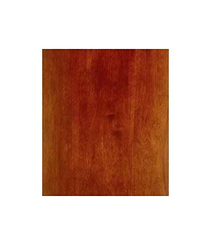 MECO STAKMORE Scalloped Edge Folding Card Table Cherry Finish, 32 in x 32 in x 29.5 in MECO