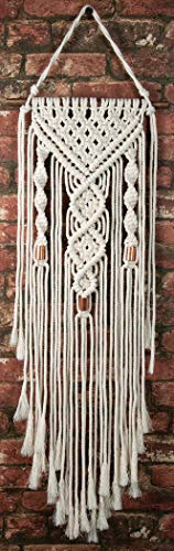 Solid Oak Macramé Wall Hanger Kit - Double Twist, Original version Make-rame