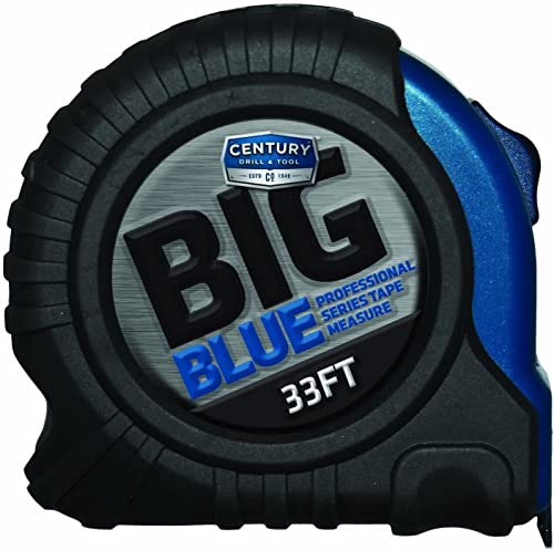 Century Drill & Tool 72833 Big Blue Tape Measure, 33-Foot Century Drill & Tool
