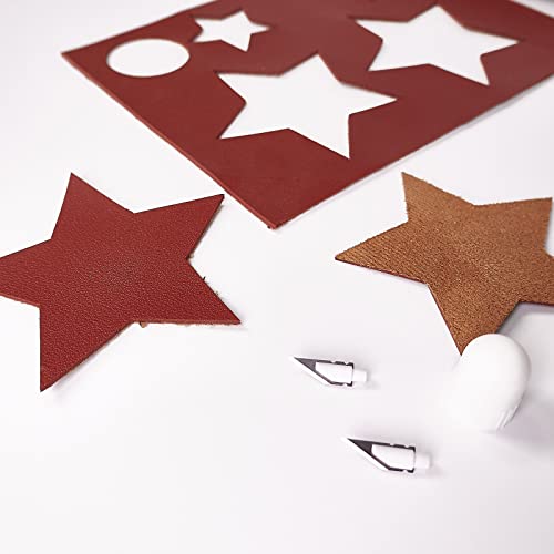 Likart 2 Pcs Knife Replacement Blades for Maker 3/Maker,Likart Knife Blade Perfect for Wood, Leather, Chipboard and More, Blade Tip Only LIKART