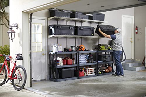 Plano Sportsman Trunk with Wheels, Black, 108-Quart, Lockable Storage Box, Rolling Sportsman Trunk, Hunting Gear and Ammunition Bin, Heavy-Duty Plano