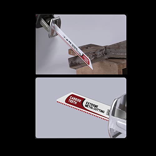 S955CHM Reciprocating Saw Blade, 152mm / 5.98in Tungsten Steel Alloy Sabre Saw Blade, for Cutting Cement, Metal, Wood, Plastic Fafeicy