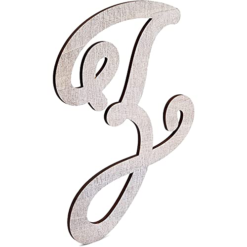 13-Inch Unfinished Wooden Monogram Letter Z, Rustic-Style Home Decor, Paintable Wood Alphabet Letters for Custom Signs, Party Decorations, Crafting Bright Creations