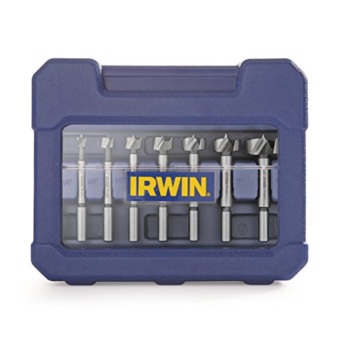 IRWIN Marples Forstner Bit Set, Wood Drilling, 8 Piece (1966892) IRWIN