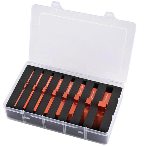 Neitra Router Table Setup Blocks Woodworking - 8pcs Aluminum Alloy Precision Setup Bars for Routers Tables Saw Accessory, Measuring Height Depth Neitra