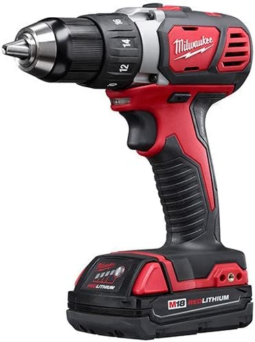 Milwaukee M18 18V Lithium-Ion 1/2 Inch Cordless Drill Driver Compact Kit 2606-21CT Milwaukee