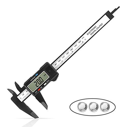 Digital Caliper, Sangabery 0-6 inches Caliper with Large LCD Screen, Auto - Off Feature, Inch and Millimeter Conversion Measuring Tool, Perfect for Sangabery