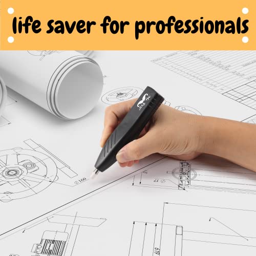 Mr. Pen- Electric Eraser Kit, 36 Eraser Refills and 1 Brush, Battery Operated Eraser for Artists, Electric Pencil Eraser, Drawing Mr. Pen