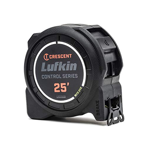 Crescent Lufkin 1-3/16 x 25' Command Control Series Black Clad Tape Measure - L1025CB Lufkin