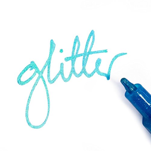 posca Glitter Paint Markers PC-3ML - Full Range Set of 8 Glitter Paint Markers - In Gift Box