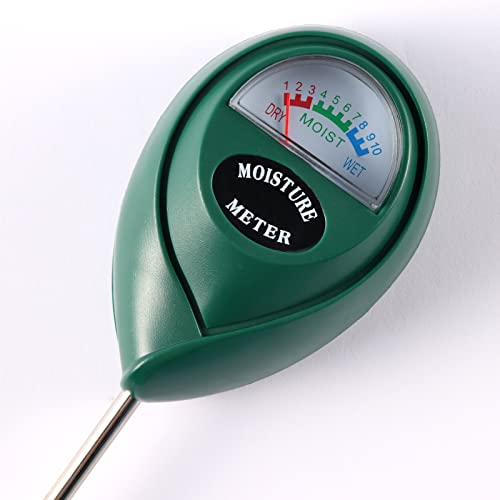 Fpxnb 2 Packs Soil Moisture Meter, Plant Water Meter for House Plants, Soil Tester Test Kit Soil for Garden Lawn Farm Indoor & Outdoor Use, No Fpxnb