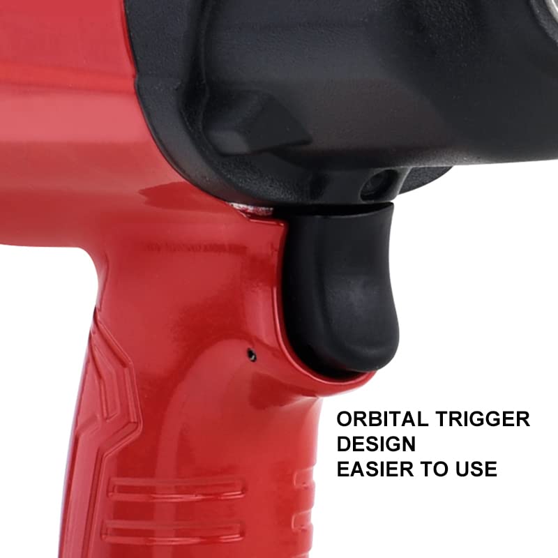 AEROPRO TOOLS 1/2-Inch Aluminum Air Impact Wrench(A398),Twin Hammer with 1000FT-LB Super Torque, Pneumatic Impact Gun, for Auto Repair, Tire Shop AEROPRO TOOLS INC