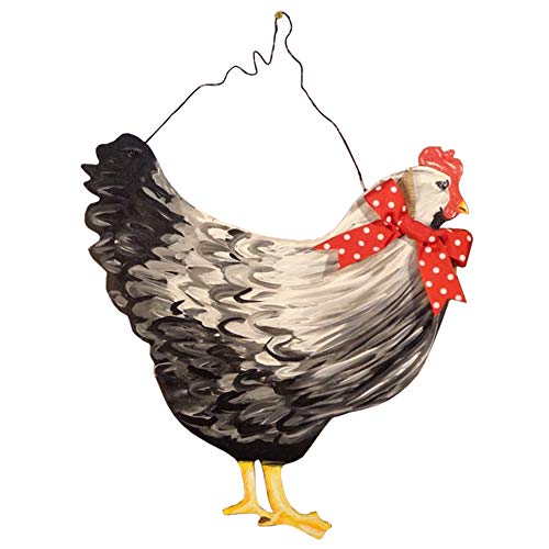 Chicken Cutout Unfinished Wood Animal Kids Craft Farm House Decor Easter Door Hanger MDF Shape Canvas Style 1 Diverse Woodworking