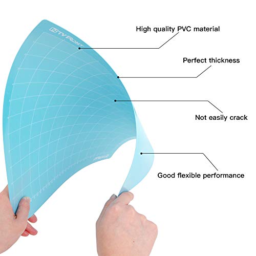 HTVRONT Light Grip Cutting Mat for Cricut, 6 Pack Cutting Mat 12x12 for Cricut Explore Air 2/Air/One/Maker, Light Adhesive Sticky Quilting Cutting HTVRONT