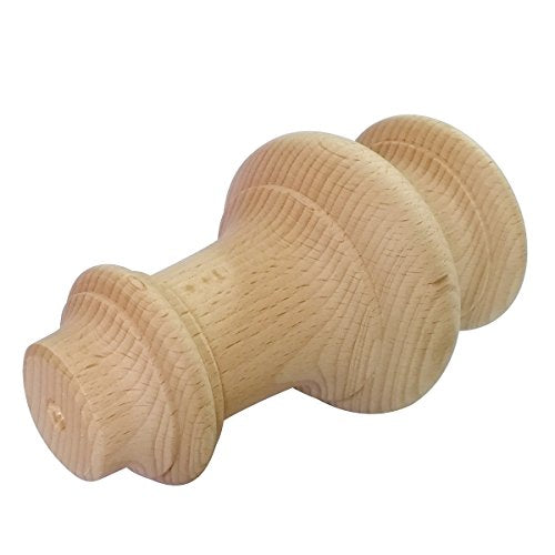 Btibpse 6" Wood Furniture Legs Unfinished Sofa Bun Feet for Cabinet, Chair, Loveseat, Ottoman, Dresser Foot Replacement Set of 4 Btibpse