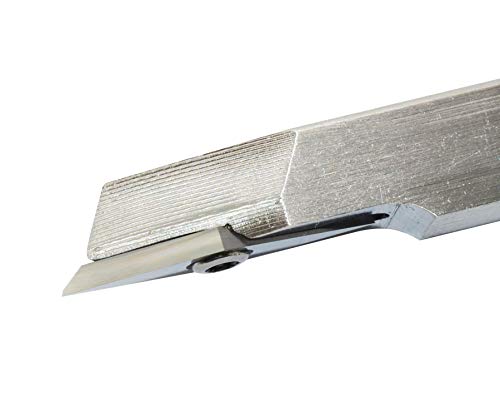 Carbide Tipped Woodturning Tool DT Carbide Wood Lathe Tool Detailer Made of Stainless Steel with 2pcs Diamond Carbide Cutter and T15 star tip Dirtech