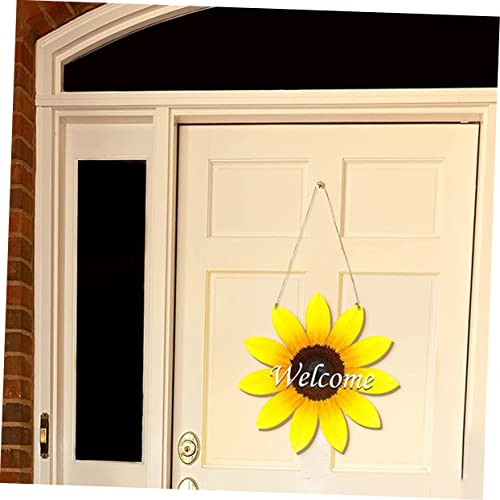 Operitacx 12 Pcs Sunflower Chips Flower Wood Shape Unfinished Wooden Sunflower Graffiti Sunflower Cutout Wood Sign House Accessories for Home Drawing Operitacx