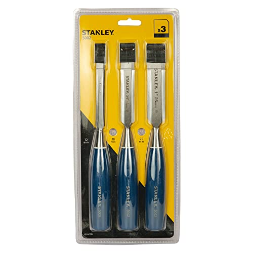 Stanley 5002 Series 3 Pieces Chisel Set 0-16-128 Stanley