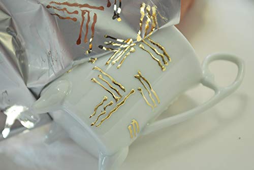 Pébéo Gédéo Mirror Effect 24k Gold Leaves Adhesive Sheet - 12 Sheets, 5 ½ x 5 ½ Inches, Art and Craft Supplies, for Painting, Home Decor, or Pebeo