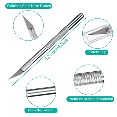 DAJAVE 13 Pack Rubber Stamp Making Kit, 4x6 Inch Rubber Carving Blocks, Linoleum Block for Printmaking, Printing DIY Crafts(Pink, Green, Craft Knife DAJAVE