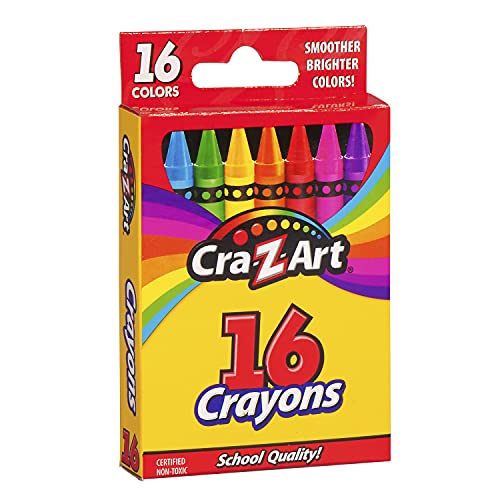 Cra Z Art Jumbo Washable Crayons Assorted Colors Pack Of 16