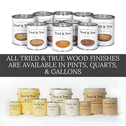 Tried & True Danish Oil – Quart – All Natural, All Purpose Finish for Wood, Metal, Food Safe, Solvent Free, VOC Free, Non Toxic Wood Finish, Tried & True