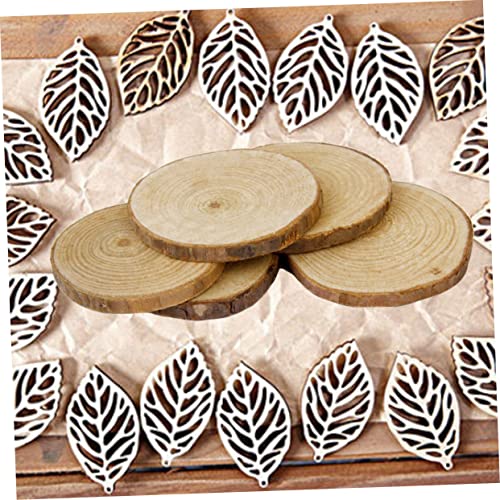 20pcs Mini Log Slices Wood Slab for Crafts Unfinished Wood Slices Small Wood Slice Birch Wood Slices Unfinished Wood Crafts Wood Slices Circles Bulk SEWOART