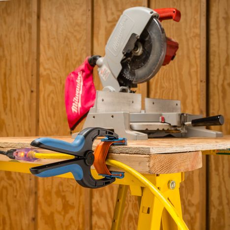 Rockler Small Spring Clamps (Pair) – Easy Squeeze Bandy Clamps for Thinner Stock, & Delicate Moldings – One-Handed Operation Small Clamps – Easy to ROCKLER