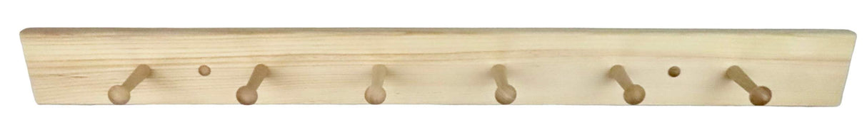 36" Shaker Peg Rack Unfinished Generic