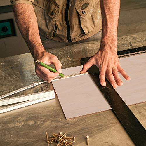 Fabbay 20 Pieces Basswood Sheets Thin Wood Sheets Craft Wood Board Unfinished Plywood for Craft DIY Wooden Plate Model Wooden House Aircraft Ship Fabbay