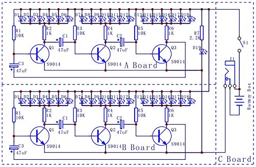 Adeept Colorful 3D Xmas Christmas Tree Led DIY Kits, 7 Color Flash RGB LED Circuit Electronic Assemble Funny Kits, STEM Project PCB Board for Student Adeept
