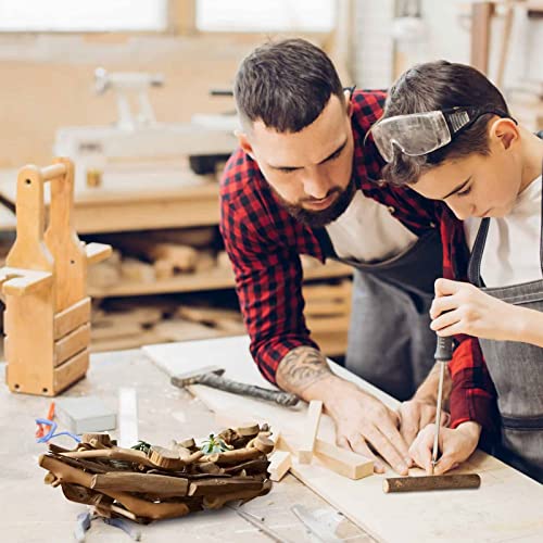 CertBuy 120 Pack Wood Log Sticks 10 CM / 4 Inch, 0.8-1.2 CM in Diameter Twigs for Crafts, Craft Twigs Branch Willow for DIY Crafts, School Projects, CertBuy