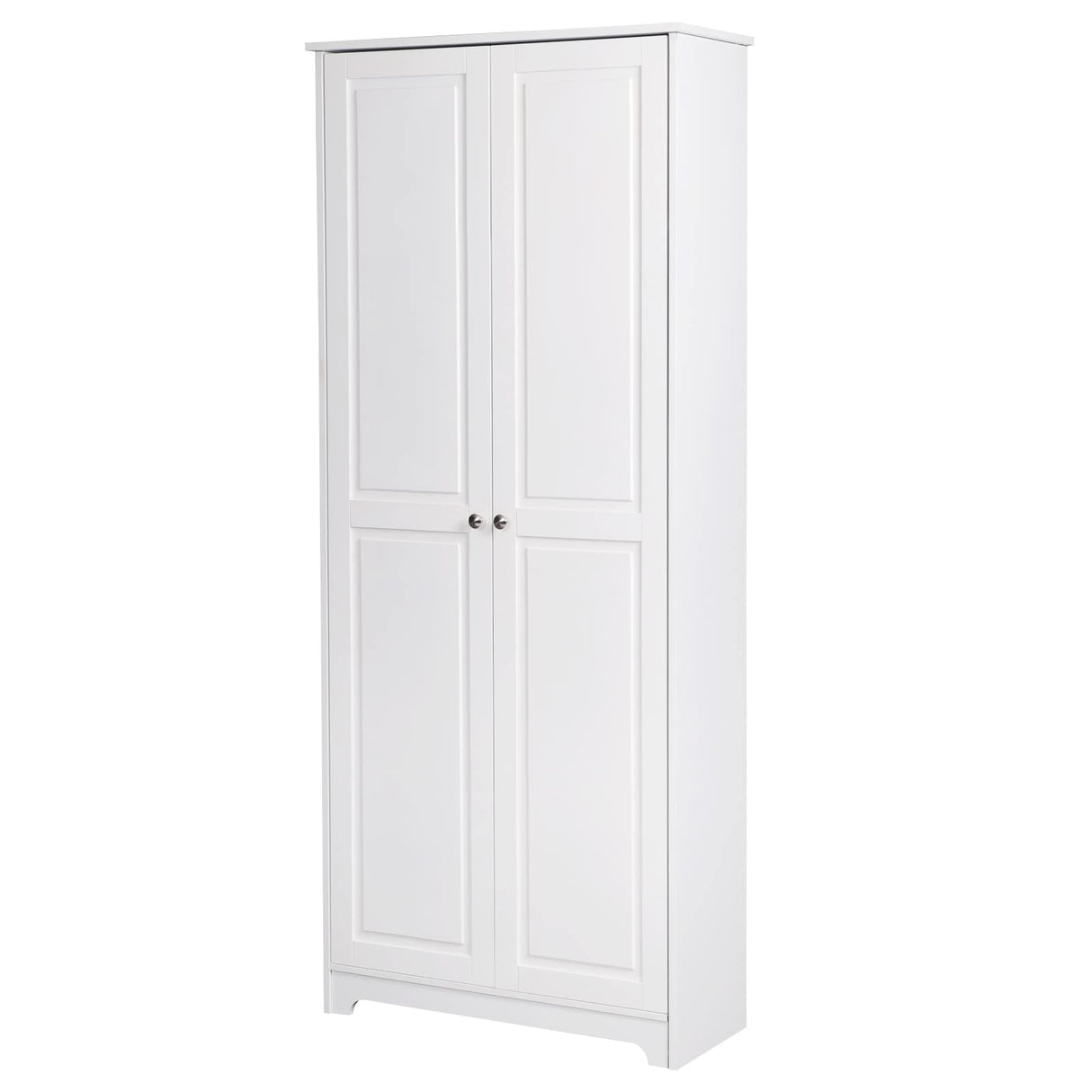 VINGLI Tall Pantry Storage Cabinet, 72'' Kitchen Pantry Cabinet, Freestanding Room Storage, Cupboard, 2 Door Pantry for Laundry Room, Kitchen, VINGLI