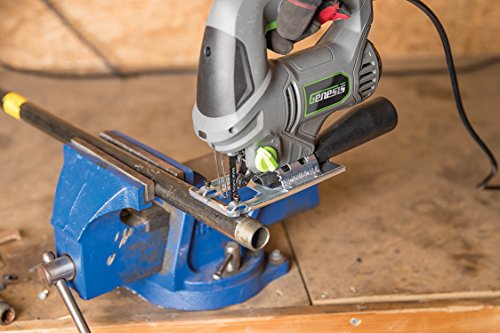 Genesis GJS500 5-Amp Variable-Speed Orbital Jigsaw with Blades Genesis