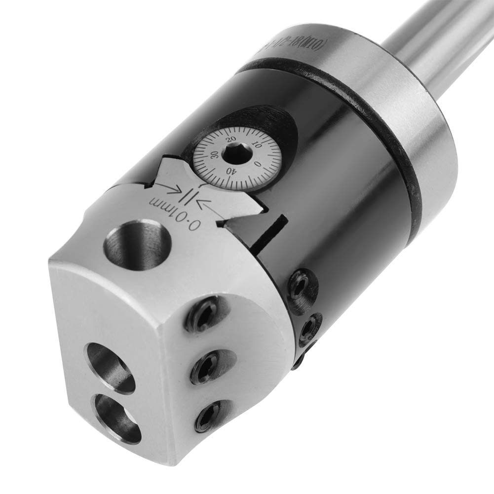 MT2 -M10 F1-12 50mm Boring Head with 9pcs 12mm Boring Bars Connecting Rod Milling Machine Accessories Enkelbruke