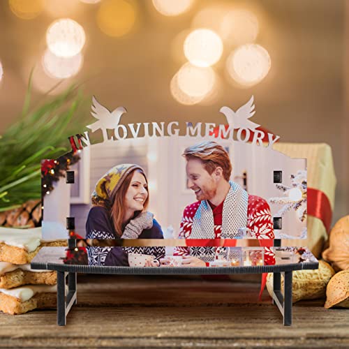 Tofficu Sublimation Blank Bench DIY Sublimation Chair Blanks Decor Nautical Beach Themed Picture Frame for Tabletop Home Decor Bird in Loving Memory Tofficu