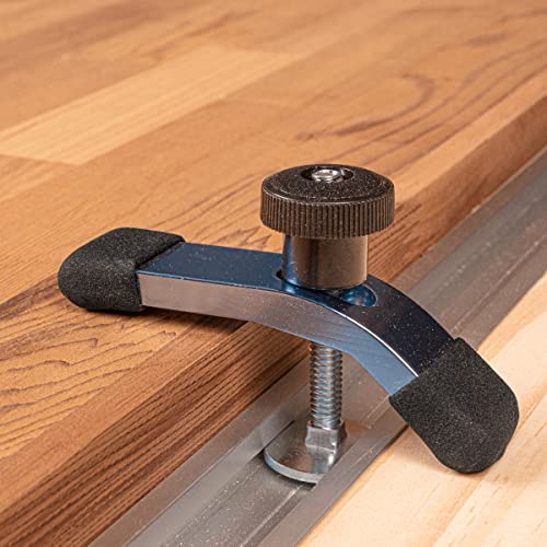 POWERTEC 71614 Miter T Locking Bolts, Improved Flange Bolt & T-Bolt Accessory for 3/4" x 3/8" Miter Gauge Slots on Table Saws, Router Table & Unisaw POWERTEC