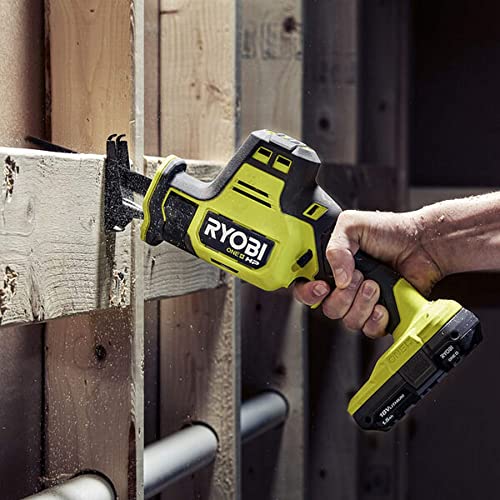 RYOBI 18V ONE+ HP Compact Brushless One-Handed Reciprocating Saw RYOBI