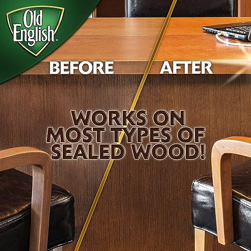 Old English 75144 Scratch Cover For Dark Woods, 8oz Bottle, Wood Polish Old English