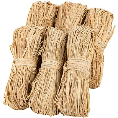 300g Natural Raffia Ribbon Raffia Grass - Sukh Raffia Straw for Florist Bouquets Decoration Crafts Ribbon for Gift Wrapping Christmas Gift Birthday