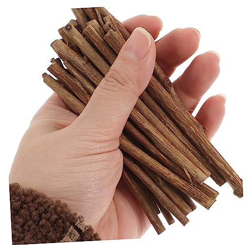 PACKOVE 100pcs Popsicle Sticks Log Sticks Wood Crafts Photo Props Natural Twigs Sticks Driftwood DIY Crafts Crafting Sticks Wood Twigs Embellishments PACKOVE
