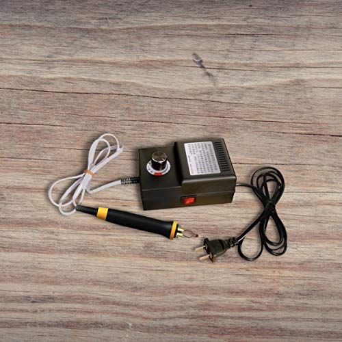 9pcs Wood Burner Pyrography Pen Wood Burner Tips Wood Burning Wood Walnut Hollow Wood Burning Tips Wood Burning Letter Tips Wire Burner Leather kit Milisten